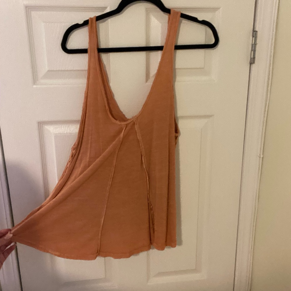 We the Free peach flowy tank top